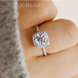 Halo Diamond Ring