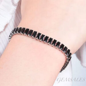 Black Baguette Bracelet