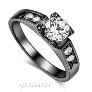 Black Gold Plated Ring