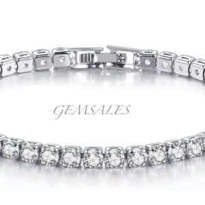 Elegant Clear Diamond Bracelet
