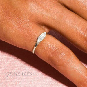 Silver Pave Ring
