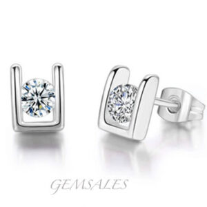 U Basket Diamond Earring